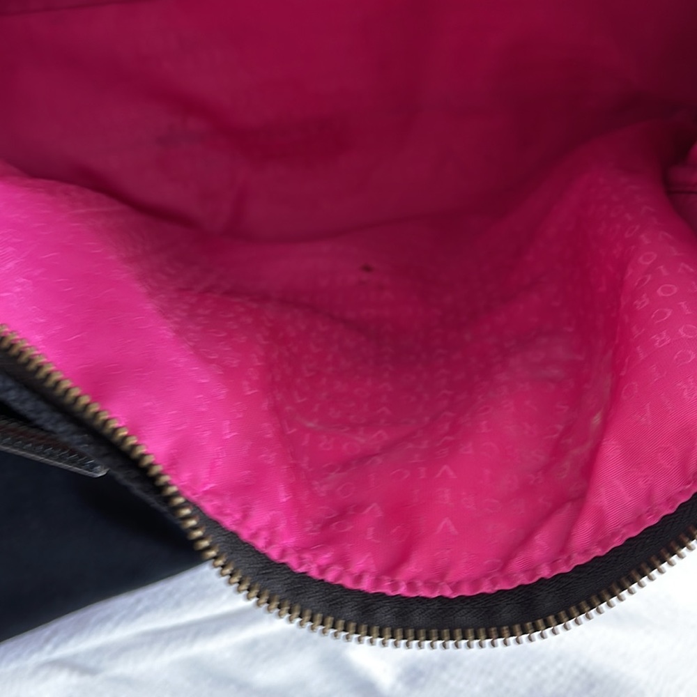 Victoria Secret set luggage vintage black/pink travel bags - Picture 7 of 11